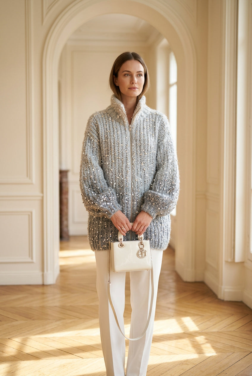Le Gilet Étincelle gris