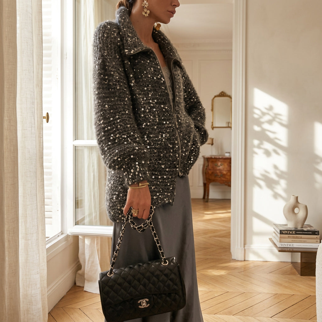Le Gilet Étincelle noir